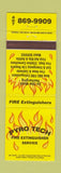 Matchbook Cover - Pyro Tech Fire Extinguisher