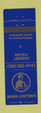 Matchbook Cover - Mama Lontoni's Italian Restaurant Seattle WA