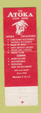Matchbook Cover - Atoka State Bank OK