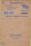 Matchbook Cover - Kool Vent Awnings Austin TX LARGE CREASE 40 Strike