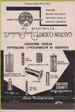 Matchbook Cover - Gaston County Dyeing Stanley NC WEAR 40 Strike