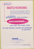 Matchbook Cover - Wurlitzer Organ Universal Match Dallas TX 40 Strike