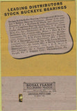 Matchbook Cover - Buckeye Brass Bearings Cleveland OH 40 Strike