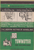 Matchbook Cover - Towmotor fork lifts Cleveland OH 40 Strike