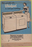 Matchbook Cover - Whirlpool Appliance Manteca CA girlie  40 Strike