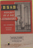 Matchbook Cover - Oil Producing equipment Oklahoma City OK WEAR 40 Strike
