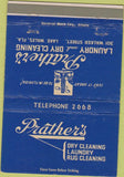 Matchbook Cover - Prather's Dry Cleaning Lake Wales FL 40 Strike