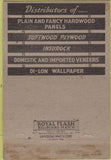 Matchbook Cover - Davidson Plywood Los Angeles CA 40 Strike