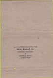 Matchbook Cover - Drink to Forget and You Forget to Stop Drinking 40 Strike