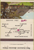 Matchbook Cover - Grand Dutche Hotel Panorama Nadrin Belgium 40 Strike