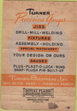 Matchbook Cover - Turner Brothers jigs welding Ferndale MI 40 Strike