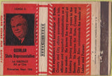Matchbook Cover - Quinlan State Rep Republican MI? WEAR 40 Strike