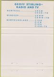 Matchbook Cover - CKGM Radio Montreal QC 40 Strike