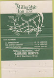 Matchbook Cover - Milleridge Inn Jericho LI NY 40 Strike