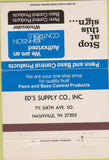 Matchbook Cover - Johnson Controls Nashville TN heating AC 40 Strike