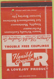 Matchbook Cover - L-R Couplings Chicago IL 40 Strike