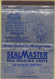 Matchbook Cover - Seal Master Bearings Providence RI Boston 40 Strike
