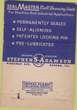 Matchbook Cover - Seal Master Bearings Providence RI Boston 40 Strike