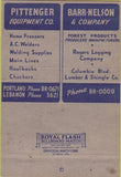 Matchbook Cover - Barr Nelson Lumber Portland OR 40 Strike