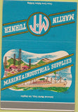 Matchbook Cover - Martin Turner Marine Supply Wilmington CA 40 Strike