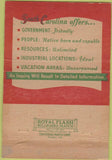 Matchbook Cover - State of South Carolina Tourism 40 Strike