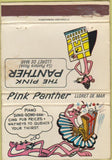 Matchbook Cover - Pink Panther Bar? Spain? WEAR 40 Strike