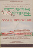 Matchbook Cover - Rickey's Stuido Club Palo Alton CA 40 Strike