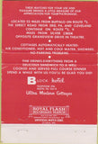 Matchbook Cover - Block Hotel Motel Angola NY 40 Strike