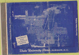 Matchbook Cover - University of Duke Durham NC 40 Strike