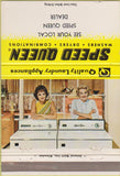 Matchbook Cover - Speed Queen Washers Dryers girlie 40 Strike