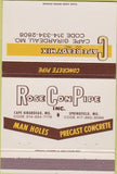 Matchbook Cover - Rose Con Pipe Cape Girardeau MO concrete 40 Strike