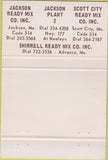 Matchbook Cover - Rose Con Pipe Cape Girardeau MO concrete 40 Strike