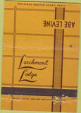 Matchbook Cover - Abe Levine Larchmont Lodge NY 40 Strike