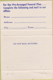 Matchbook Cover - Towner's Funeral Chapel Ottawa KS 40 Strike