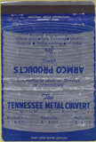 Matchbook Cover - Armco Drainage Memphis Knoxville TN 40 Strike