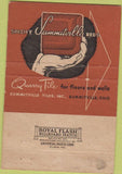Matchbook Cover - Summitville Tile Co OH 40 Strike