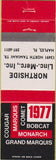 Matchbook Cover - Lincoln Mercury 1977 Naples FL