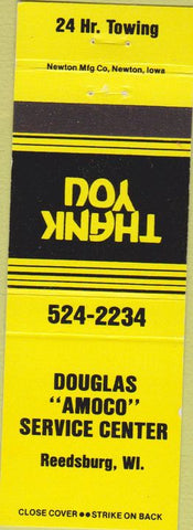Matchbook Cover - Douglas Amoco Reedsburg WI oil gas
