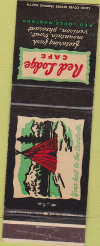 Matchbook Cover - Red Lodge Cafe Red Lodge MT