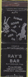 Matchbook Cover - Ray's Bar Green Bay WI WEAR
