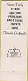 Matchbook Cover - Kresky's Casa Loma Marshfield WI