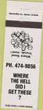 Matchbook Cover - El Matador Lincoln NE