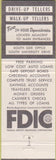 Matchbook Cover - Dakota Bank Fargo ND