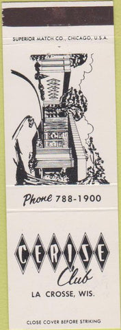 Matchbook Cover - Cerise Club La Crosse WI