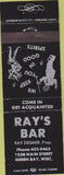 Matchbook Cover - Ray's Bar Green Bay WI