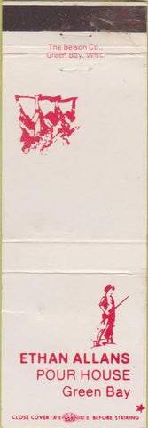 Matchbook Cover - Ehtan Allen Pour House Green Bay WI