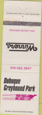 Matchbook Cover - Dubuque Greyhound Park IA