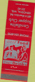 Matchbook Cover - Candlelite Supper Club Kenosha WI
