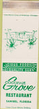 Matchbook Cover - Coconut Grove Restaurant Sanibel FL WEAR