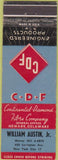 Matchbook Cover - Diamond Fibre William Austin NYC wear